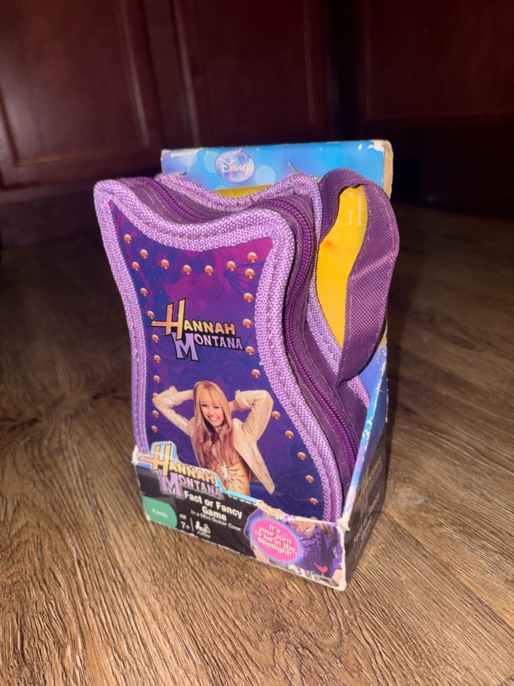 NWT Hannah Montana Fact or Fancy Game in a fabric collectable case
